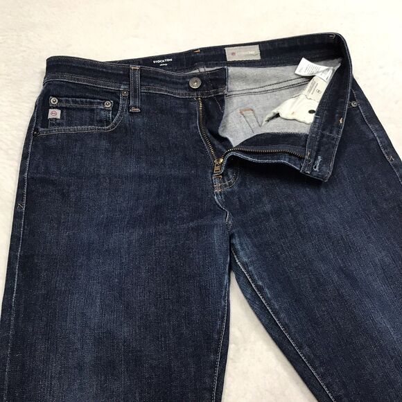 ADRIANO GOLDSCHMIED Stockton Jean Men 33x32 Skinny Fit Dark Wash - Picture 4 of 15